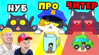 ЭВОЛЮЦИЯ ПРЯТОК от КОТА Максимальный Уровень Hide and Seek Cat Escape | ИГРАЗАВР