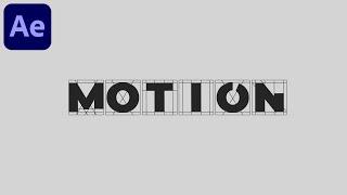 Minimal Motion Graphics Text Animation in After Effects - After Effects Tutorial