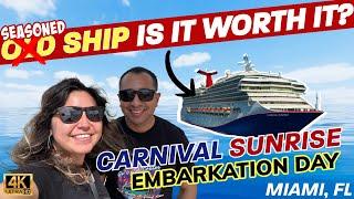 CARNIVAL SUNRISE CRUISE | Embarkation Day | A Seasoned Yet FUN Ship