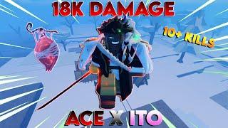 [GPO] DESTROYING THIS MYTHIC MADNESS LOBBY WITH ACE X ITO 18K+ DAMAGE GAME