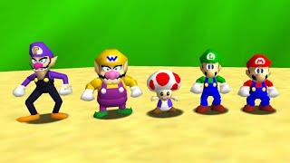 Super Mario 64 (5 Players) - Full Game 100% Walkthrough