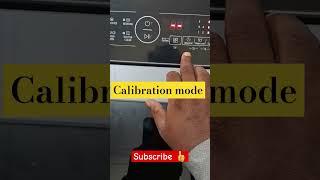 Washing machine setting calibration mode in samsung # samsung# washing machine