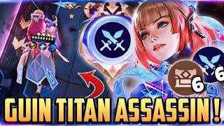 GUINEVERE TITAN MODE 6 ASSASSIN 6 QUARTER  COMBO OP MAGIC CHESS TERBARU 2024