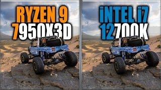 Ryzen 9 7950X3D vs i7 12700K Benchmarks - Tested 15 Games and Applications