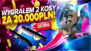 WYGRAŁEM 2 KOZACKIE KOSY ZA PONAD 20.000 PLN NA G4SKINS!