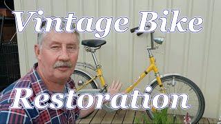 Vintage Malvern star Bicycle Restoration Part 1. A cool 80s Family Star Bike saved from Scrap Metal!