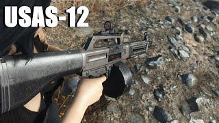 Fallout 4 Mod Review - Universal Sporting Shotgun - USAS-12