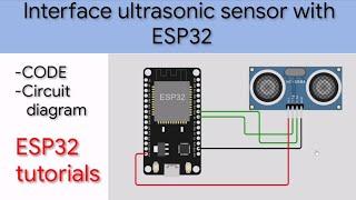 Interface ultrasonic sensor with ESP32||ESP32||ultrasonic sensor||Neeraj yadav electronics