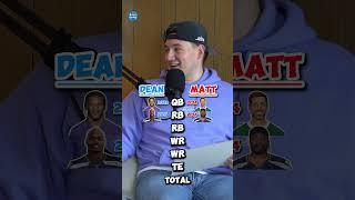 Fantasy Football Showdown Draft #nflshorts #fantasyfootball