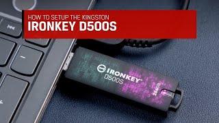 Einrichtung des IronKey™ D500S