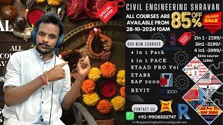 Learn Complete Civil Engineering Courses | Civil engineering Shravan | STAAD | ETABS | SAP | REVIT |