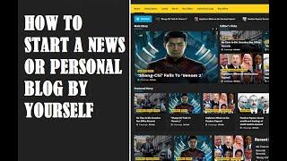 How Start a News Blog With WordPress