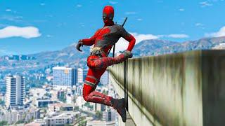 GTA 5 Deadpool Ragdolls Compilation (Euphoria Physics Showcase) Ep 1