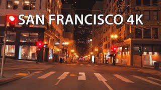 San Francisco 4K - Night Drive