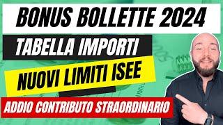 BONUS BOLLETTE LUCE E GAS 2024: quali importi e come fare domanda?