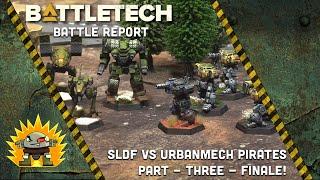 Battletech: Batrep - SLDF vs Urban Pirates - Part Three Finale!