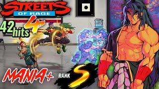 【4K】Streets of Rage 4 - Mania+ S-Rank 1CC (Shiva)