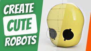 How to create Cute Robots in Fusion 360