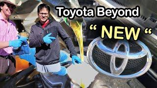 Toyota Beyond "NEW"... This was his first time trying the liquid "GOLD"