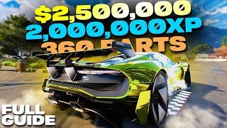 $200,000 IN 5 MINUTES!! MONEY, XP & PARTS METHOD GUIDE!! | The Crew Motorfest