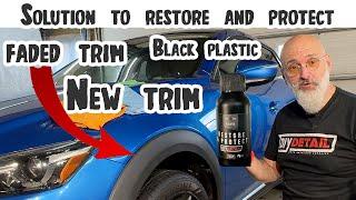 Restore and protect  your plastic trim with this innovative ceramic formula from DIY Detail