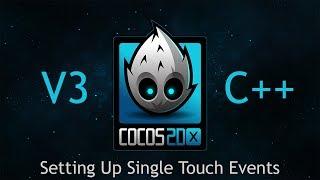 Cocos2d-x v3 C++ Tutorial 35 - Setting Up Single Touch Events