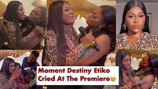 Emotional! Destiny Etiko Breakdown In Tears As She Appreciates Funke Akindele For Starring Her