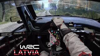 Blazing Through Rally LATVIA in the NEW WRC 24 | Full Motion Rig