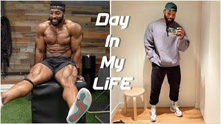 DAY IN MY LIFE IN New York | Gym workout, What I eat in a day & Work