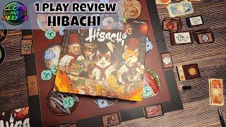 1 Play Review | Hibachi | Grail Games #NomNomNovember