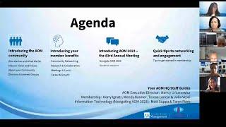 Academy of Management First Time Attendee & New Member Orientation Webinar