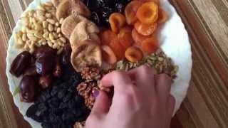 ASMR eating - Dried fruits and nuts / АСМР еда чавканье - Сухофрукты и орехи  휴식의 속삭임