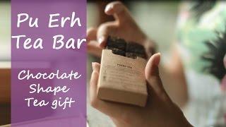 Chocolate Pu Erh Tea Bar - Breakable Tea Brick Gift by Teasenz