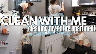 CLEANING MY ENTIRE APARTMENT IN UNDER 2 HOURS | GYPSY HOUSEWIFE