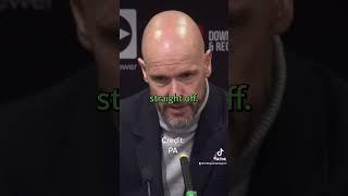 Erik ten Hag gives blunt response over Luke Shaw injury #shorts