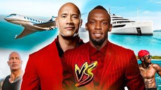 The rock vs Usain Bolt - LIFESTYLE BATTLE