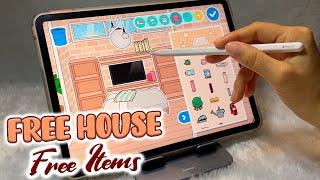 Free House IdeaFree Items In Toca Boca | Design Toca Life World | Handcam IpadApple Pencil