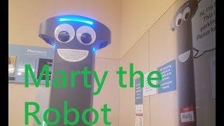 Tour of Stop & Shop Flushing NY with Marty the Robot working there