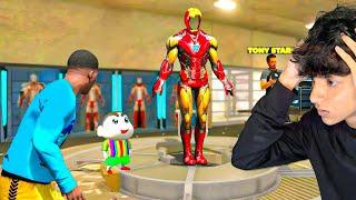 GTA 5: ShinChan & Franklin Stole IronMan Suit From IronMan!