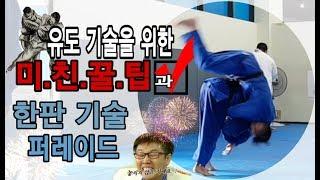 자유연습 보고 배우는 유도 미친꿀팁 그리고 유도한판퍼레이드 ㅣ Amazing Judo Uchi-mata and Seoi-nage