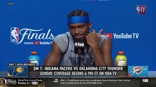 Shai Gilgeous-Alexander talks Game 7, FULL Interview | 2025 NBA Finals Media Day
