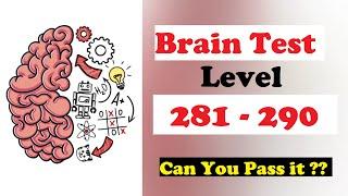 Brain Test Level 281 282 283 284 285 286 287 288 289 290 Solution Walkthrough Gameplay : Gamer Hub