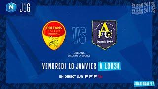 J16 I US Orléans vs Aubagne FC en replay (2-1) I National FFF 2024-2025