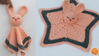 Crochet Bunny Lovey Pattern | Crochet Baby Toy