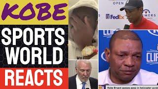 NBA world REACTS to Kobe Bryant death [TRAGIC]