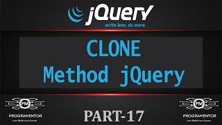 17 | Clone Method In jQuery | jQuery Clone Function | Creating Copy Using jQuery (Hindi/Urdu)