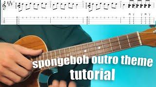 sponge bob outro theme ukulele tutorial