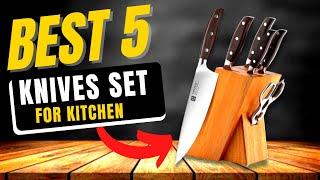 Best knives for kitchen | Top 5  kitchen knives set review | Top Review