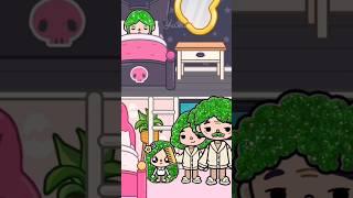 Poor girl and diamond hair story Toca boca|| Toca life world #tocaboca #shorts