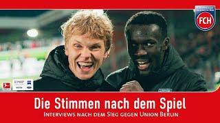 Die Stimmen nach dem Sieg gegen den 1. FC Union Berlin